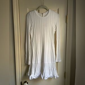 Milly Fit and Flare Rib Dress